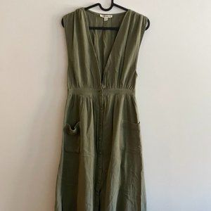 Khaki Billabong dress - Size S